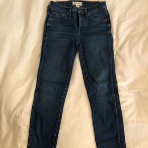 Madewell jeans 9"High-Rise Skinny 25